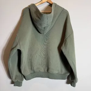 Edikted Nova Oversized Hoodie Full Zip Sweatshirt Womens XS/S Olive Green Lounge thumbnail 12