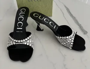 Gucci Crystal Embellished Sandals thumbnail 1