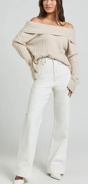 Showpo White Jeans thumbnail 1