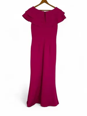 Jessica Howard Womens 6 Formal Hot Pink Floor Length Prom Homecoming Dance Dress thumbnail 4