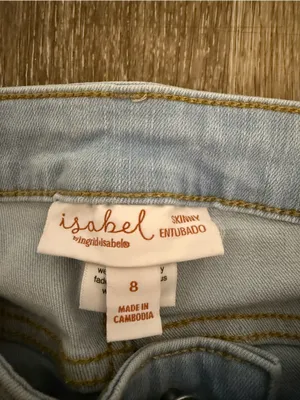 Isabel Maternity by Ingrid & Isabel Light Wash Skinny Jeans thumbnail 5