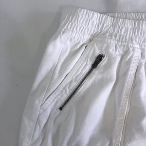 Aerie White Denim Shorts‎ XL High Rise Casual Summer Minimalist Coastal Girl thumbnail 7