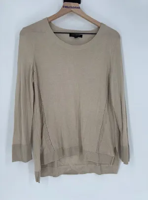 Banana republic small long sleeve lightweight sheer sweater thumbnail 1