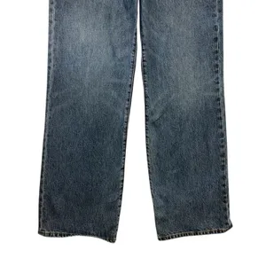 Denim Forum The Farrah Hi-Rise‎ Wide Leg Jeans Blue Size 29 Denim Pants thumbnail 5
