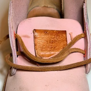Satorisan Benirras Mid Astex Size 8/39 Leather Lace-Ups Pink Boho Lagenlook‎ thumbnail 6
