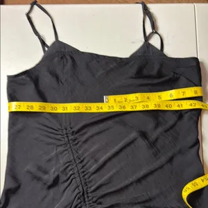 Free People Black Spaghetti Strap Slip Dress thumbnail 5