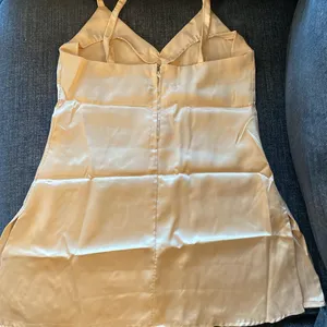 Cream satin slip lingerie dance costume dress thumbnail 4