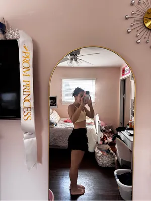 Mustard Seed Black Ruffle High-Waist Skort thumbnail 3