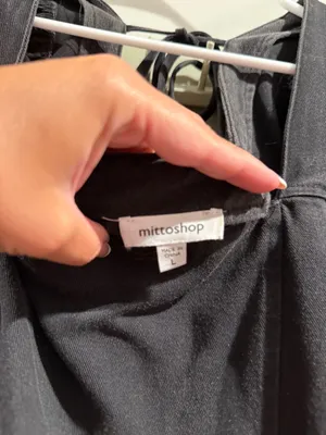 Mittoshop Black Denim Dress thumbnail 5