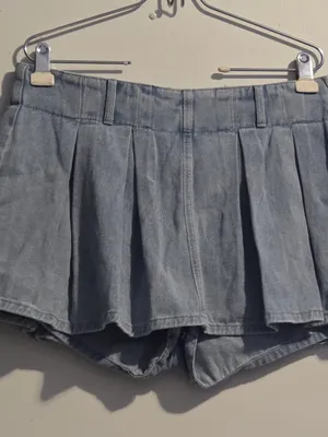 Altar'd State Light Blue Denim Skirt thumbnail 4