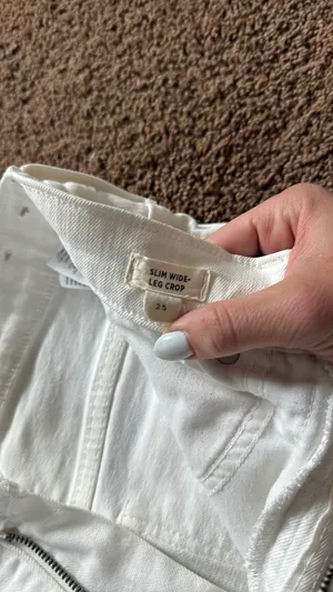 Madewell Slim Wide-Leg Crop thumbnail 2