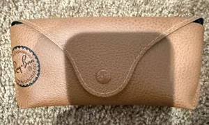 Ray Ban Bausch & Lomb Tan/brown Case Only!‎ For Glasses And Sunglasses O thumbnail 1