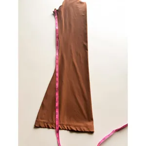 Sunzel Crossover Flare Leggings Terracotta Brown V Waist Yoga Pants Small thumbnail 5