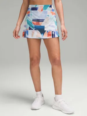 Lululemon Peek Pleat High-Rise Tennis Skirt Shadow Court Multi / Night Sea 4 thumbnail 6