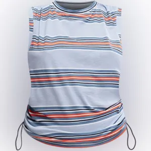 NWT FP MOVEMENT People Sport Mode Muscle Tee Steel Combo M thumbnail 1