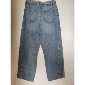 Rewash Women's Barrel Blue Denim Jeans Low Rise Medium Wash 5-Pocket Size 29 thumbnail 3