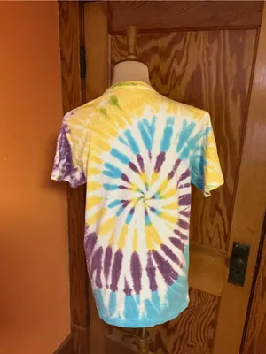 Grateful Dead Tie Dye Dancing Bears Skeleton Graphic Tee Shirt Size Medium thumbnail 8