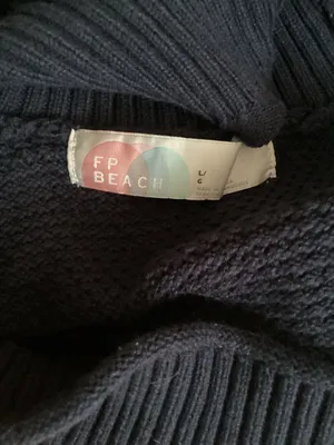 Free People Navy Blue Hailee Sweater Skirt Set thumbnail 5