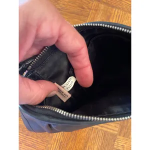 Coach Colette Black Pleated Leather Crossbody adjustable Bag thumbnail 7