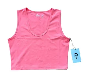 NWT Zyia Pink Flamingo Stronger Tank Size XXL Crop Top Gym Sport Yoga Running thumbnail 1