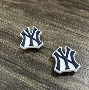 New York Yankees Baseball Team Charm For Crocs Shoe Charms - 2 Pieces thumbnail 2