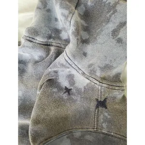 Hollister Hoodie Women Size Small Blue Tie-Dye Long Sleeve Pullover Logo FLAW thumbnail 11