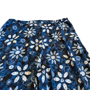 Bleu Rod Beattie Split Leg Swimsuit Coverup Pants Sheer Beach Floral Ruffle Med thumbnail 10