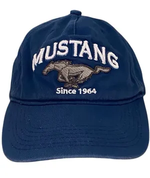 Ford Mustang Embroidered Baseball Cap Since 1964 Running Pony Snapback Americana thumbnail 1