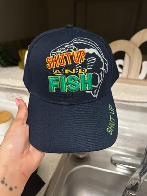 Super cute fishing hat Blue thumbnail 1