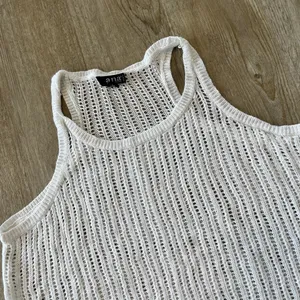 Ana A New Approach Womens White Crochet Tank Top - PXL thumbnail 2