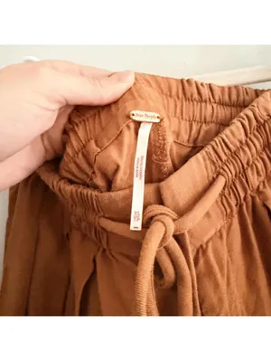 Free People Palash Cargo Pants in Goldenrod thumbnail 7