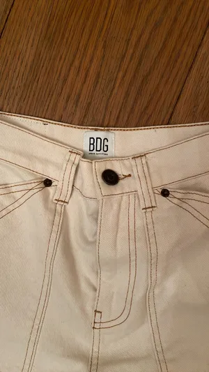 Cream Denim Pants thumbnail 9
