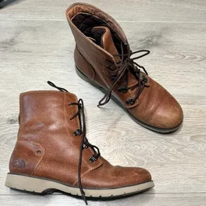 The‎ North Face Ballard Lace II Brown Leather Boots Womens Size 9.5 thumbnail 1