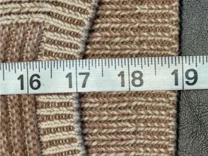 Free People When it rains V-Neck Sweater - Beige size Medium thumbnail 12