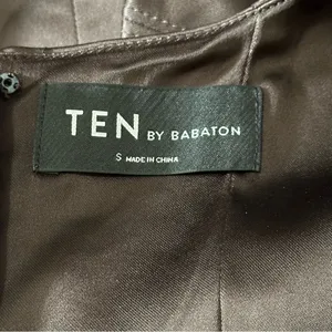 Aritzia Ten by Babaton S Dark Chocolate Brown Elevate Square Neck Bustier Top thumbnail 5