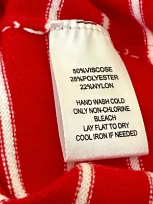 Red Striped Sweater with 'Amour' Embroidery Long Sleeve thumbnail 6