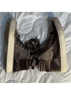 Steve Madden "Jane" Velvet High-Top Sneakers s7.5 thumbnail 5