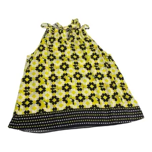 Crown & Ivy Yellow and Black Top with Tropical Tucan Bird Size L thumbnail 10