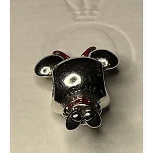 Pandora Disney Minnie Mouse Charm ALE 925 Sterling Silver Red Enamel thumbnail 4