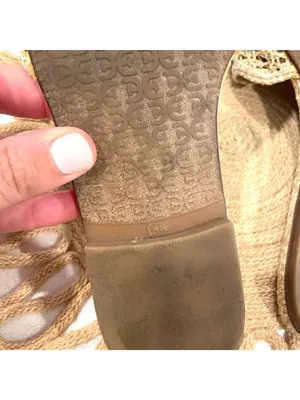 Sam Edelman Bambi Raffia Buckle Slide Sandal Tan Buttercup Size 6.5 thumbnail 6