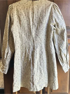 Lulu’s Darling Girl Beige Floral Twill Long Sleeve Mini Dress L thumbnail 10