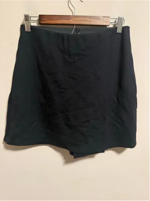 Calzedonia Punto di Milano Knit Skort Skirt Skorts Black- Size Medium thumbnail 5