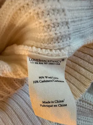 LoveShackFancy Avignon Crop Cashmere Blend Cardigan thumbnail 9