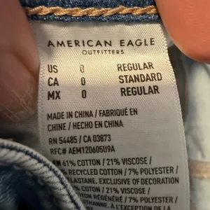 American Eagle Flare‎ Jeans Women 0 Blue Distressed High Rise Next Level Stretch thumbnail 12