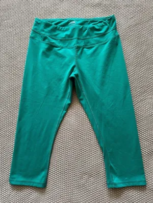 The North Face Flash Dry Women Active Wear Capri Leggings Green‎ Size Small thumbnail 1