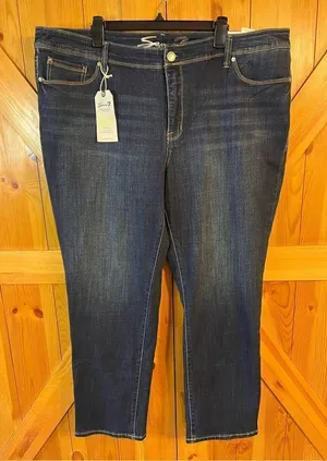 Seven7 Limited Edition Premium Denim Women's Size 24 Dark Wash Blue Jeans nwt (2 thumbnail 1