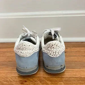 Vintage Havana Silver Glitter Star Sneakers | White Metallic Trainers | Size 8 thumbnail 8