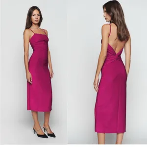 Reformation Breslin Dress Pink‎ thumbnail 2