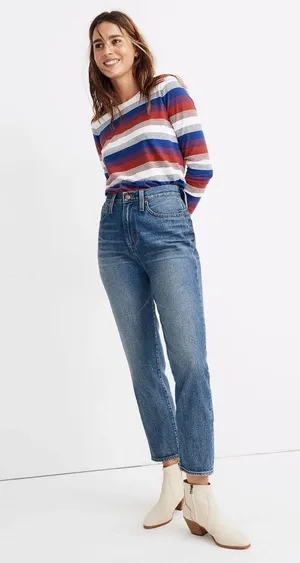 MADEWELL The Momjean in Downey Wash Size 26 thumbnail 2