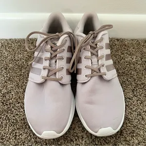 Adidas Light Purple Rose Gold CloudFoam QT Racers Size Women’s 8 thumbnail 2